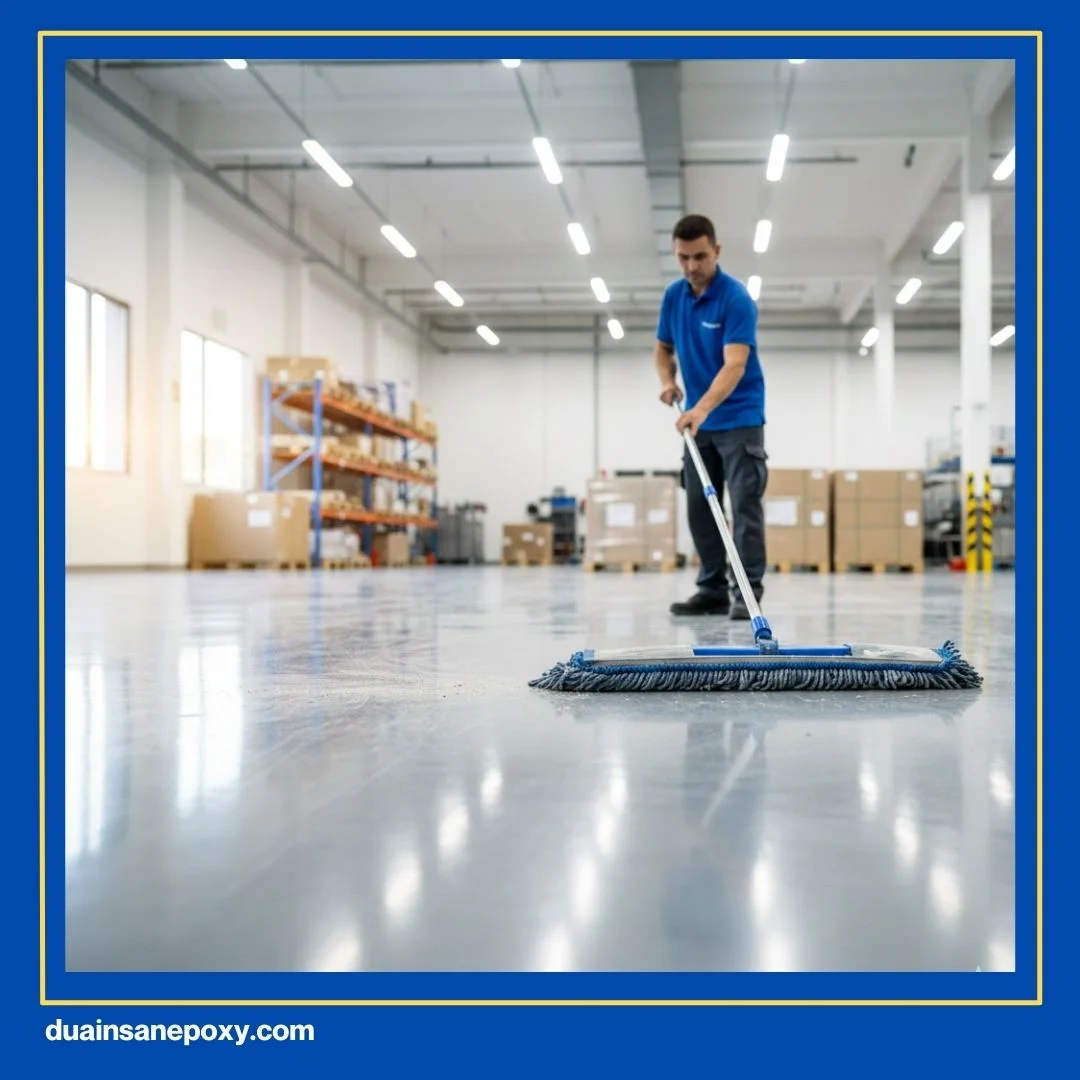 Cara Membersihkan Lantai Epoxy