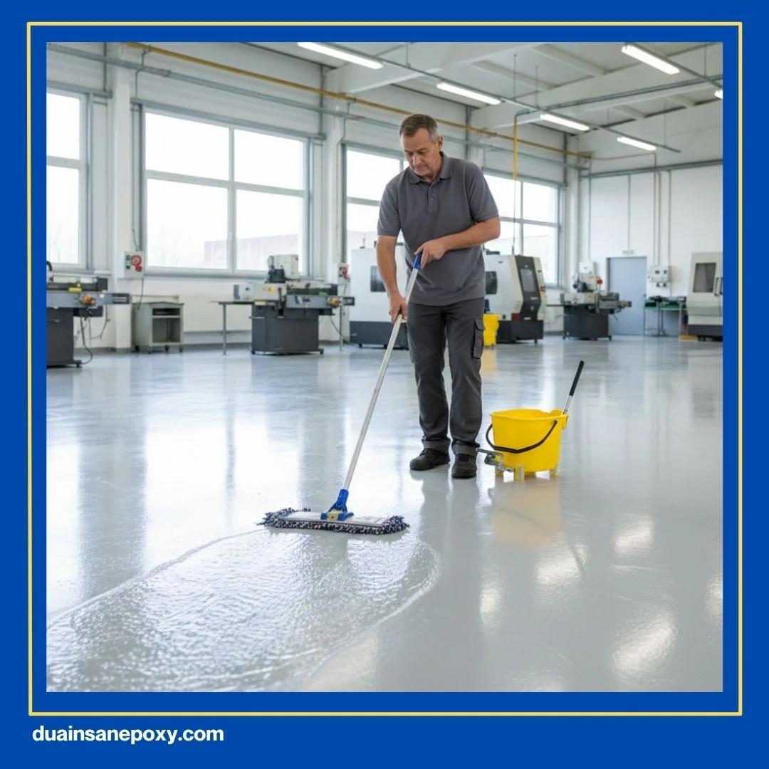 Cara Membersihkan Lantai Epoxy