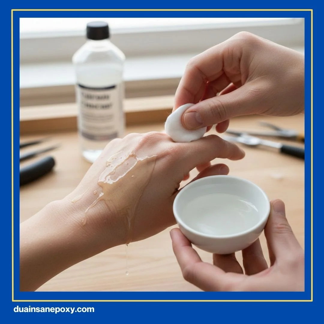 Cara Menghilangkan Lem Epoxy di Tangan