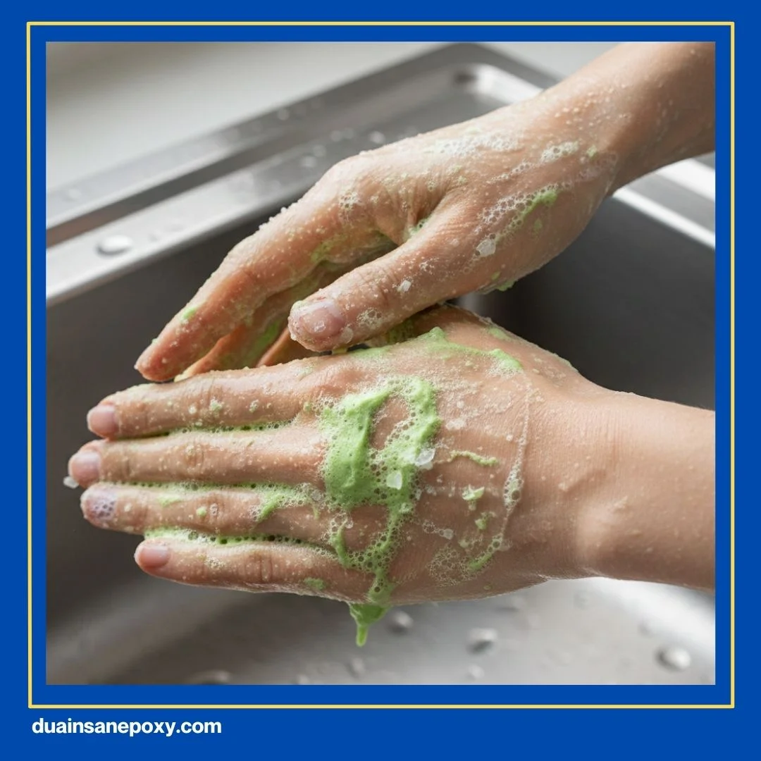 Cara Menghilangkan Lem Epoxy di Tangan