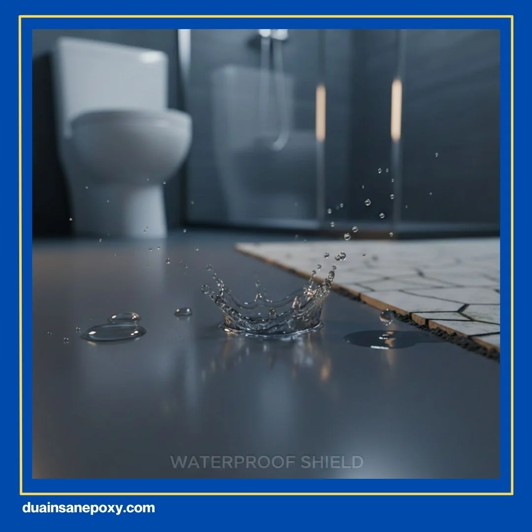 Cat Epoxy Lantai Kamar Mandi