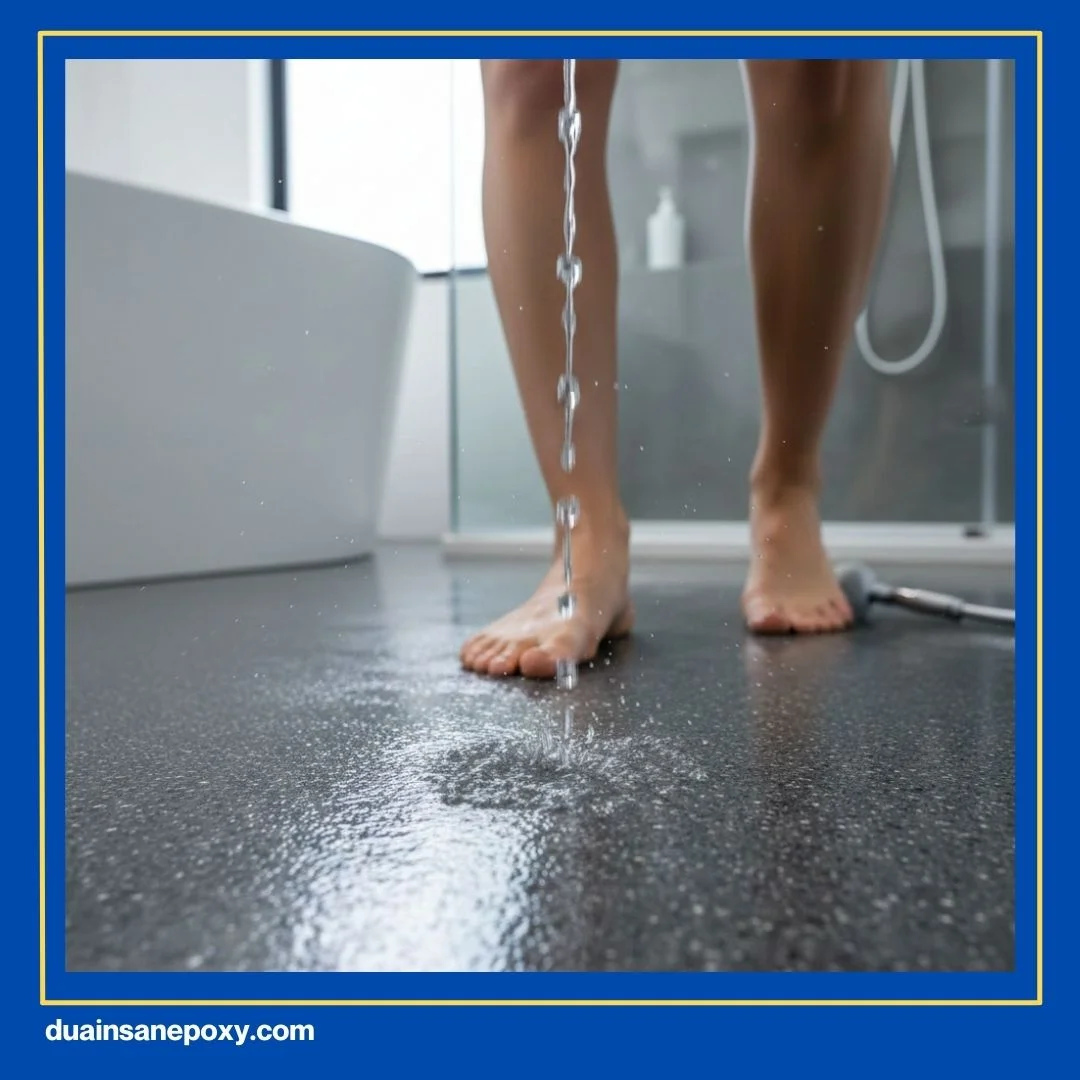 Cat Epoxy Lantai Kamar Mandi