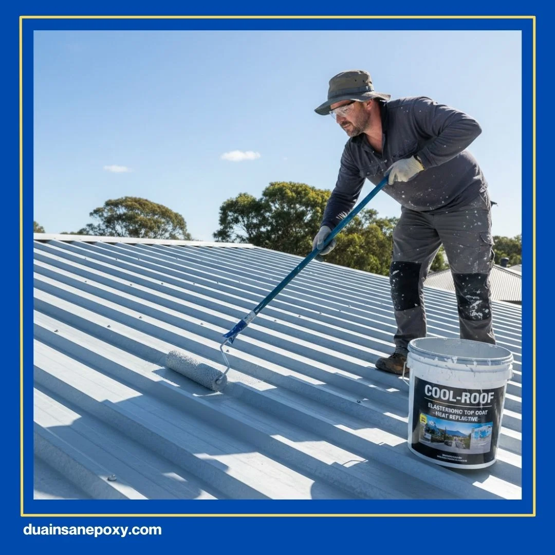 Pengecatan Atap Seng