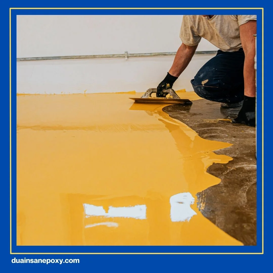 Cara Cat Epoxy Lantai