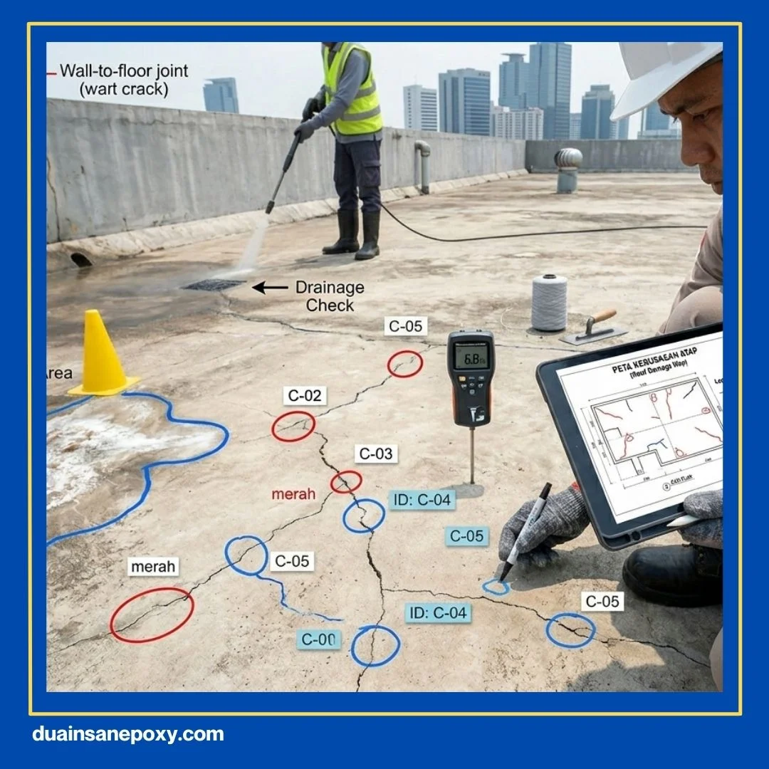 Pekerjaan Waterproofing Atap