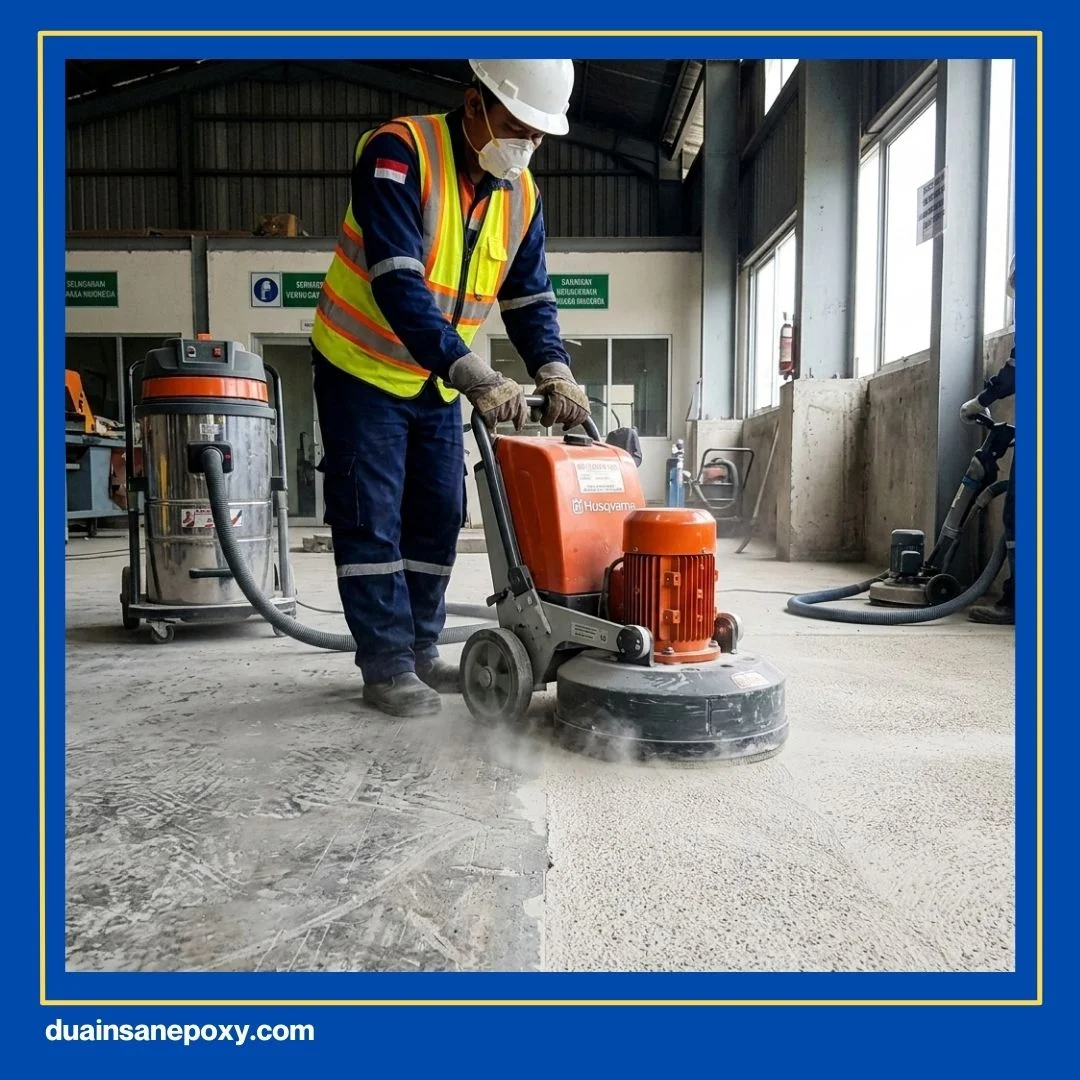 Cara Cat Lantai Epoxy