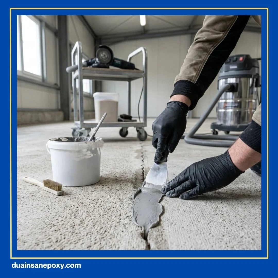 Cara Cat Lantai Epoxy