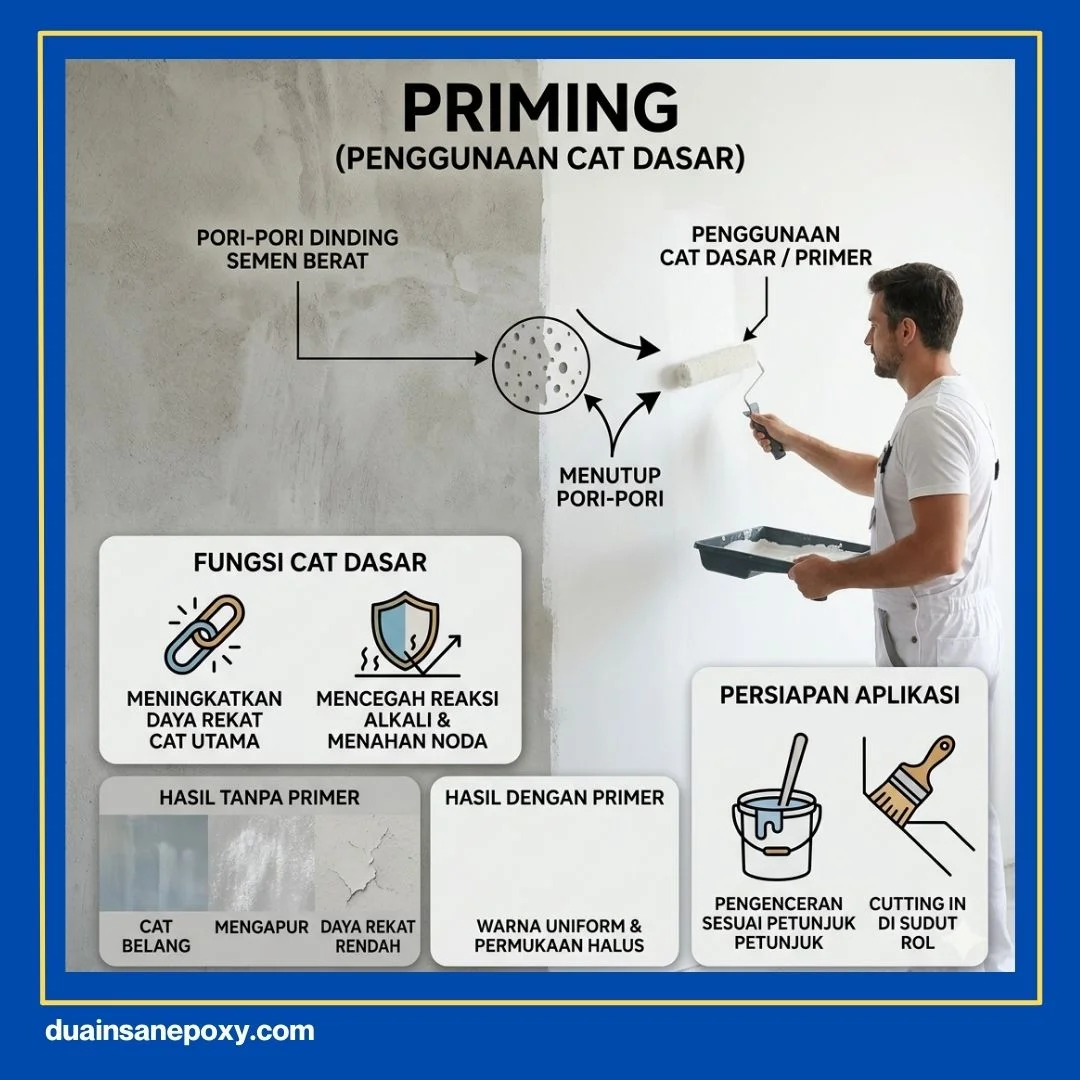 Tata Cara Pengecatan Dinding