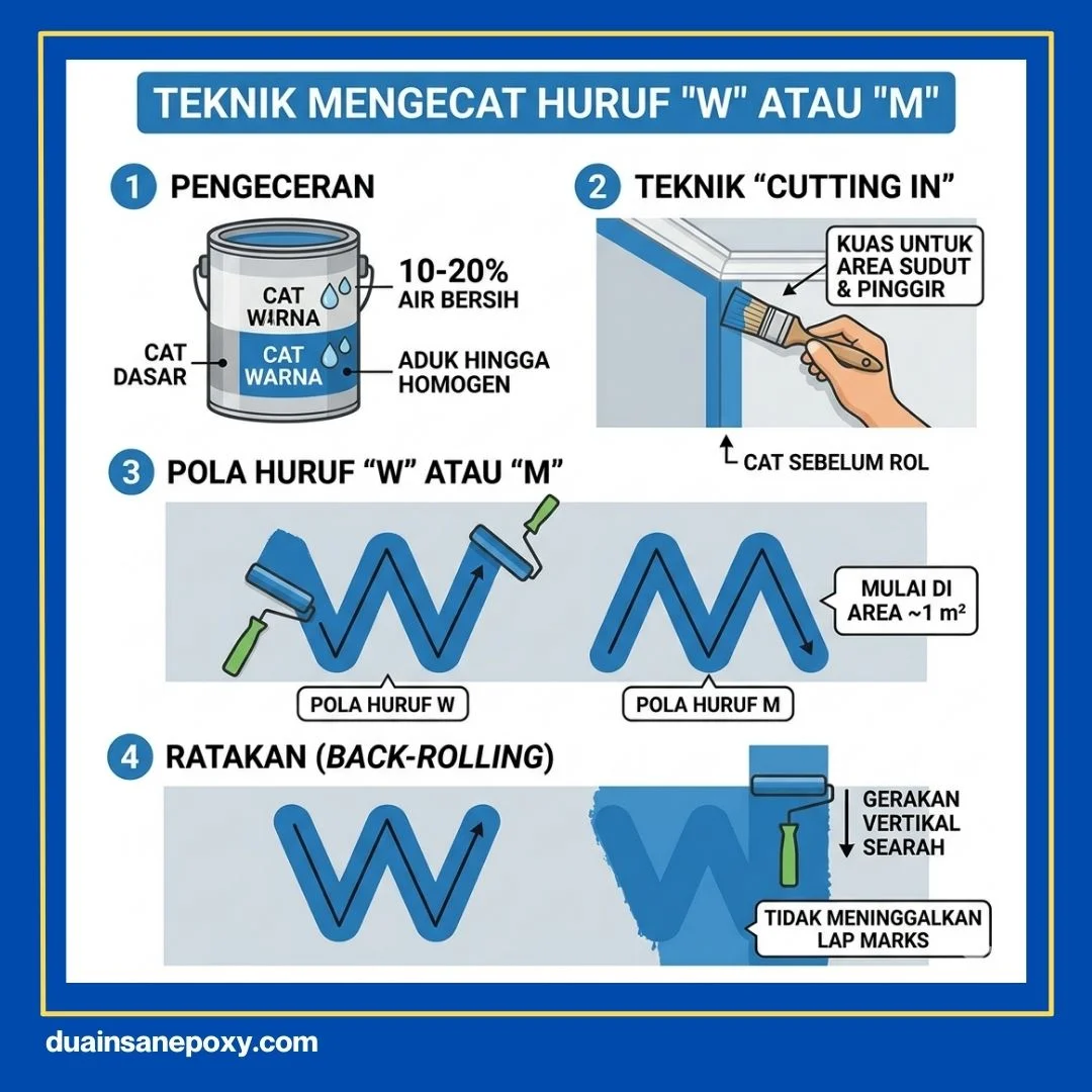 Tata Cara Pengecatan Dinding