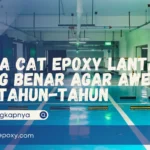 Cara Cat Epoxy Lantai