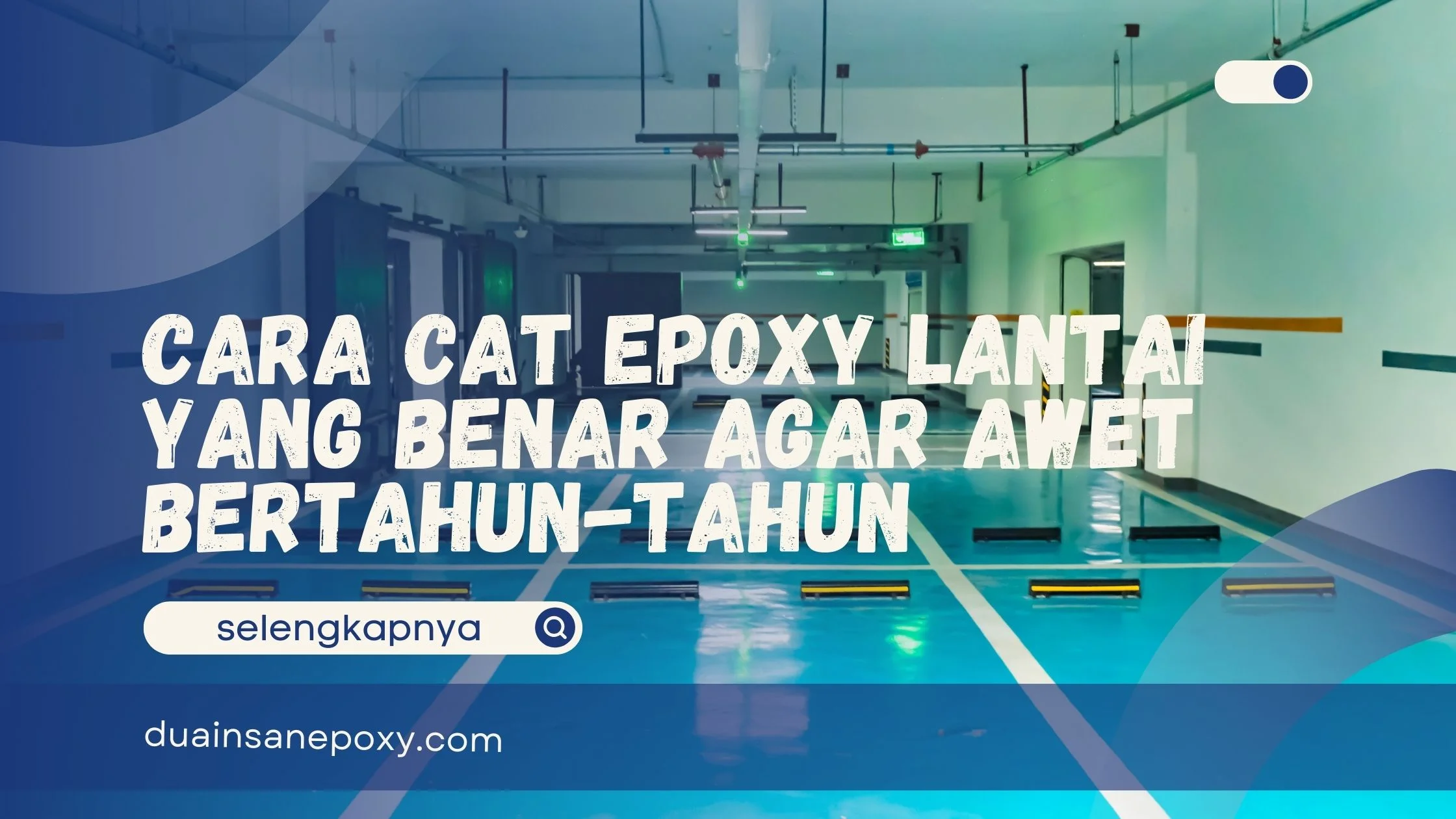 Cara Cat Epoxy Lantai