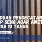 Pengecatan Atap Seng