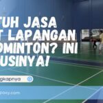 Jasa Cat Lapangan Badminton