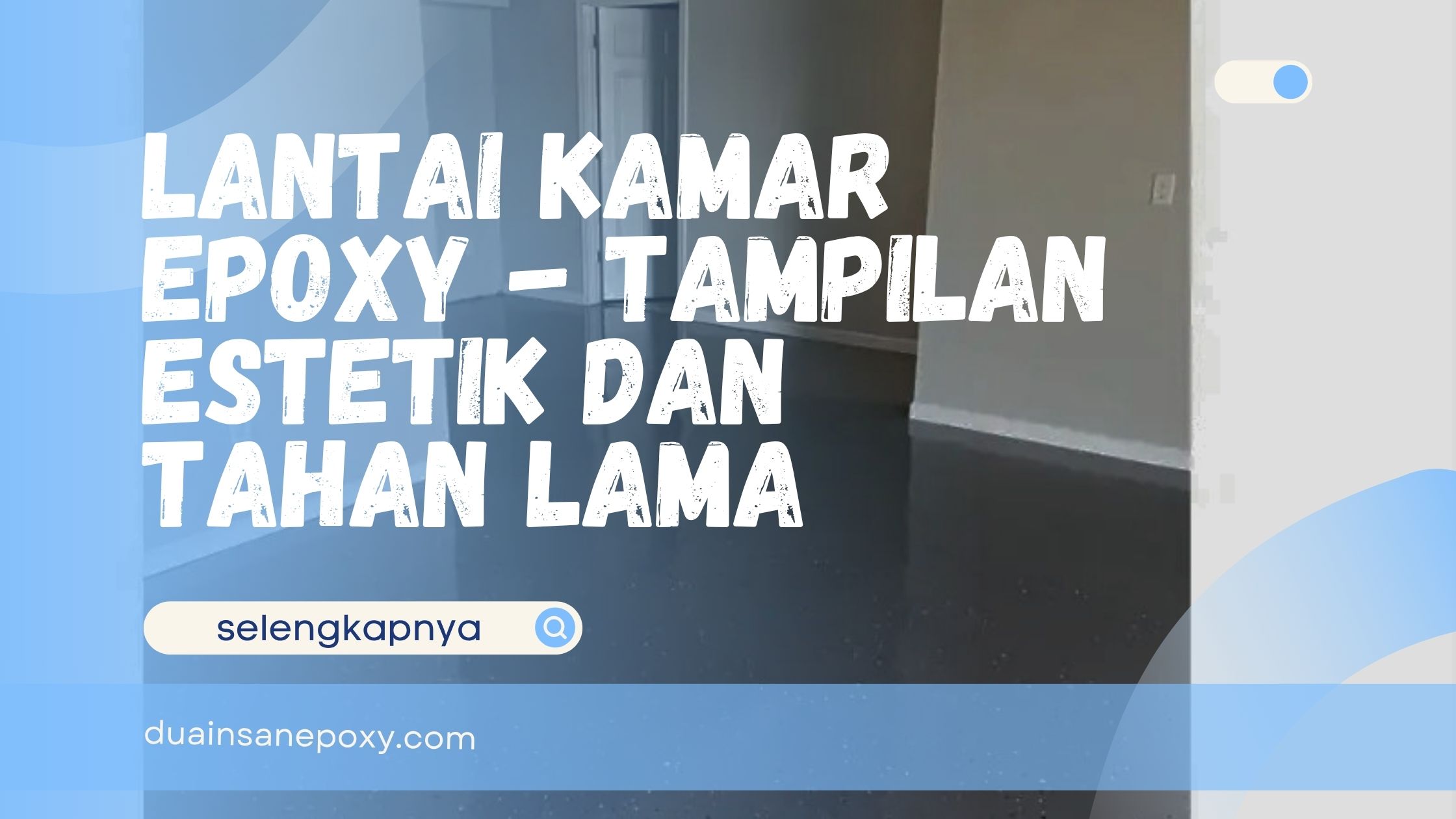 Lantai Kamar Epoxy