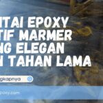 Lantai Epoxy Motif Marmer