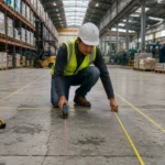 Estimasi epoxy lantai gudang dan pabrik dengan fokus luasan, kondisi existing, dan sistem