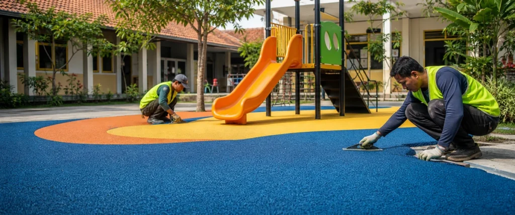 Panduan memilih EPDM untuk playground TK