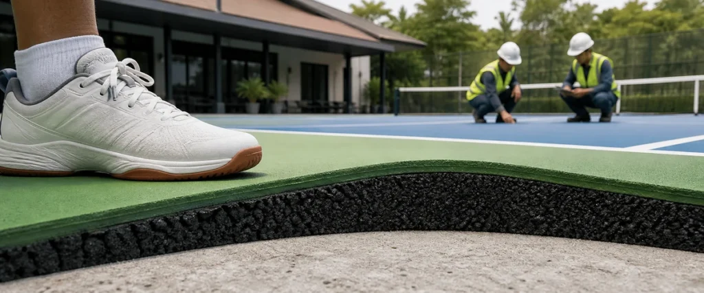 Panduan memilih rubber cushion untuk lapangan tenis klub